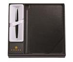 CROSS ATX Black Gift Set with Ballpoint Pen and Medium Classic Black Lined Journal incl. Premium Gift Box