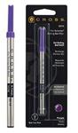 CROSS Gel Ink Rolling Ball Medium Refill for Selectip Pens in Purple 8014 - Original Refill for CROSS Rollerball Pens