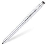 CROSS Tech3+ Lustrous Chrome Multi-Function Ballpoint Pen with Stylus incl. Premium Gift Box - Refillable Ballpen & Pencil