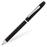 CROSS Tech3+ Satin Black Multi-Function Ballpoint Pen with Stylus incl. Premium Gift Box - Refillable Ballpen & Pencil