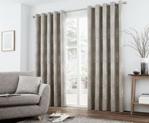 Curtina Elmwood Lined Curtains - 117x137cm - Stone