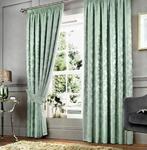 Curtina Two Curtain Panels, 100% Polyester, Duck Egg, 66″ Width x 90″ Drop (168 x 229cm)