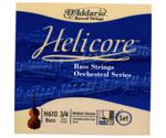 D'Addario Helicore Bass String Set H-610 3/4 Medium