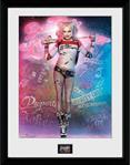 DC Comics ″Suicide Squad, Harley Quinn Stand″ Framed Print, Multi-Colour, 40 X 30 cm