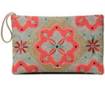 Desigual Mary Jackson Macau Clutch Bag coral