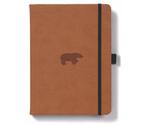 Dingbats Wildlife A5+ Brown Bear Notebook (158x214mm)