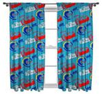 Disney CARS 3″ Lightning Curtain Set, Fabric, Multi-Colour, 137 x 0.03 x 168 cm