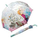 Disney Frozen Dome Bubble Transparent Umbrella - Elsa, Anna and Olaf Umbrella