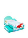 Disney Princess Ariel Toddler Bed with Storage Drawers by HelloHome, One Colour One Colour