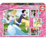 Disney Progressive Puzzles Disney Princesses 12+16+20+25