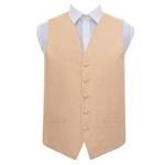 DQT Men Solid Check Plain Wedding Tuxedo Waistcoat Champagne 38″