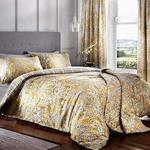 Dreams & Drapes - Maduri - Easy Care Duvet Cover Set - Super-King Bed Size in Ochre