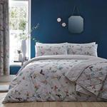 Dreams & Drapes - Mansfield - Easy Care Duvet Cover Set - Double Bed Size in Grey