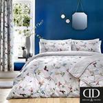 Dreams & Drapes - Mansfield - Easy Care Duvet Cover Set - Super-King Bed Size in Grey