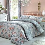 Dreams & Drapes - Marldon - Easy Care Duvet Cover Set - Double, Grey