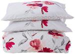 Dreams 'n' Drapes Celestine Floral Reversible Duvet cover Set, Blush, Super King