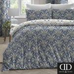 Dreams 'n' Drapes Venito Floral Easy Care Duvet Cover Set, Blue, Double