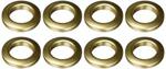 Dritz 1-Inch Inner Diameter Plastic Curtain Grommets, Pack of 8, Antique Gold