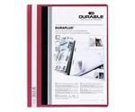 DURABLE 257903 Presentation Folder DURAPLUS® with clear inside pocket for A4, Pack of 25, Red