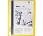 DURABLE 257904 Presentation Folder DURAPLUS® with clear inside pocket for A4, Pack of 25, Yellow