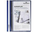DURABLE 257907 Presentation Folder DURAPLUS® with clear inside pocket for A4, Pack of 25, Dark Blue