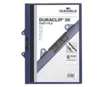 DURABLE DURACLIP 30 Easy File A4 (222907) Dark Blue (Pack of 25)