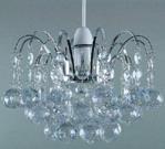 E Trade Acrylic Oriel Ball Drop Pendant Clear Chandelier Ceiling Light Shade Easy Fit