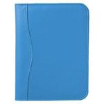 eBuyGB A5 Unzipped PU Leather Conference Folder, Blue