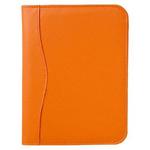 eBuyGB A5 Unzipped PU Leather Conference Folder, Orange