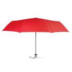 eBuyGB Mini Folding Compact with Pouch, Manual Opening Stick Umbrella, 94 cm, Red