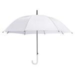 eBuyGB Pack of 4 Plastic Crook Handle Bridal Wedding Folding Umbrella, 86 cm, White