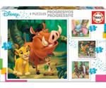 Educa Borrás Puzzles Progressive Disney Animals 12+16+20+25