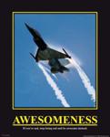 Empire 420602 'Awesomeness Jet' Mini Motivational Poster 40 x 50 cm