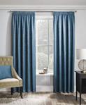 Enhanced Living Curtains, Fabric, Teal, 229 x 137 cm