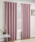 Enhanced Living Vogue Blush, Eyelet Curtain, Eyelet, Thermal, Blockout Curtain (Width - 90″ (229cm) x Drop - 108″ (274cm))