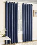 Enhanced Living Vogue Navy, Eyelet Curtain, Eyelet, Thermal, Blockout Curtain (Width - 46″ (117cm) x Drop - 54″ (137cm))