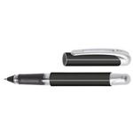 Ergonomic rollerball for school/college - ONLINE College Black - for left- and right-handed, soft grip part, for standard ink cartridges, refillable, ideal for beginners/pupils/students