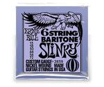 ERNIE BALL 6-string Baritone Slinky w/ small ball end 29 5/8 scale .013p - .072