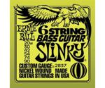 ERNIE BALL 6-string Slinky Bass Guitar w/ small ball end 29 5/8 scale .020w - .090