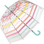 Esprit Automatic Umbrella Bell Umbrella Transparent Stripes