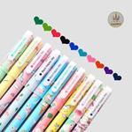 EUGU 5 Unicorn Gel Pens and 5 Flamingo Gel Pens,Cute Unicorn Gift for Girls,0.5mm Fine Point Pen,10 Ink Color