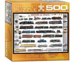 Eurographics Puzzles History of Trains (500 pcs)