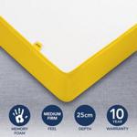 Eve Original Memory Foam Mattress Yellow