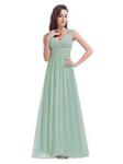 Ever-Pretty Womens Floor Length Empire Waist Bridesmaid Dress 8UK Mint Green