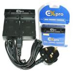 Ex-Pro DMW-BCM13, DMW-BCM13E and DMW-BCM13PP Dual Twin Battery Fast Charger for Panasonic Lumix