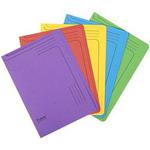 Exacompta Forever Slip File, 290 gsm, A4 - Assorted Colours, Pack of 25