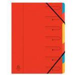 Exacompta Organiser, 7 Part, Red