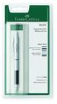 Faber-Castell Basic Metal Ballpoint Pen Chrome-Plated Polished