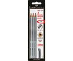 Faber-Castell Grip 2001 3 Pencils with Eraser