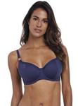 Fantasie Women's Marseille Underwire Lightly Padded Balcony Bikini Top, Twilight, 40E